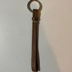 Roots suede keychain